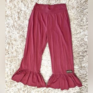 Matilda Jane Women’s Big Ruffles - M - Medium - Dusty Rose/Mauve/Pink - EUC
